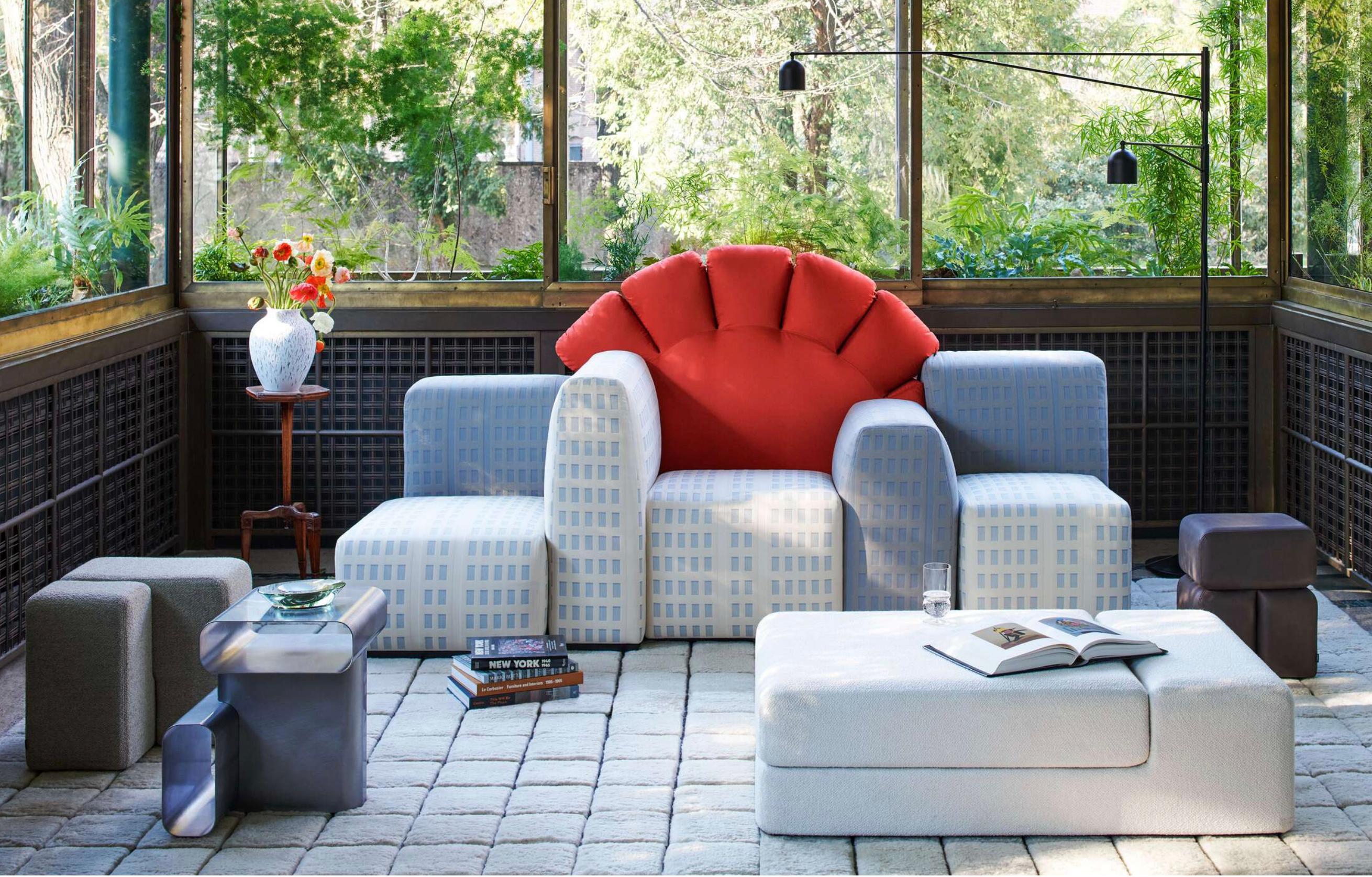 Gaetano Pesce Tramonto A New York Sofa For Cassina For Sale 4