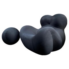 Gaetano Pesce Up 5 and Up 6 2000 Series Lounge Chair and Ottoman 'La Mamma'