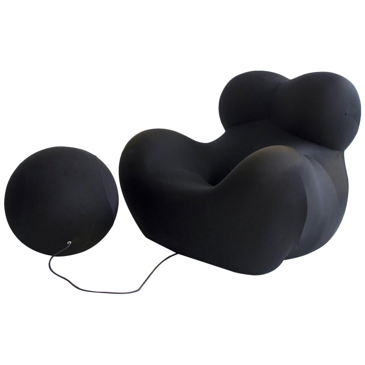 Gaetano Pesce Up 5 Lounge Chair with Ottoman