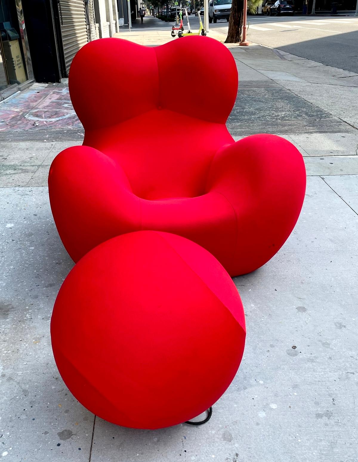 Gaetano Pesce 'UP' Chair & Ottoman, 2000s Series In Good Condition In Los Angeles, CA