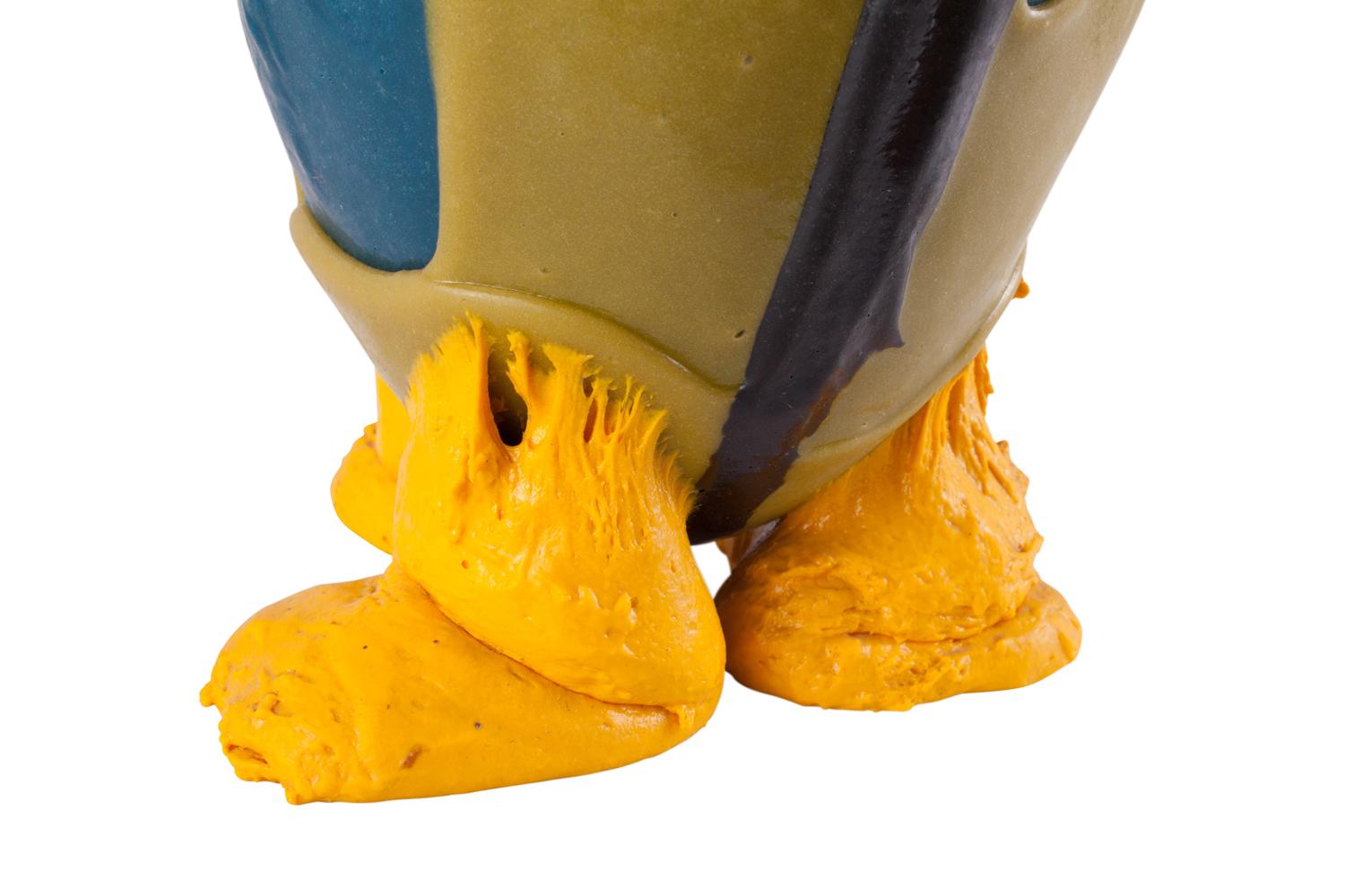 Gaetano Pesce Vase, Blue Yellow 1