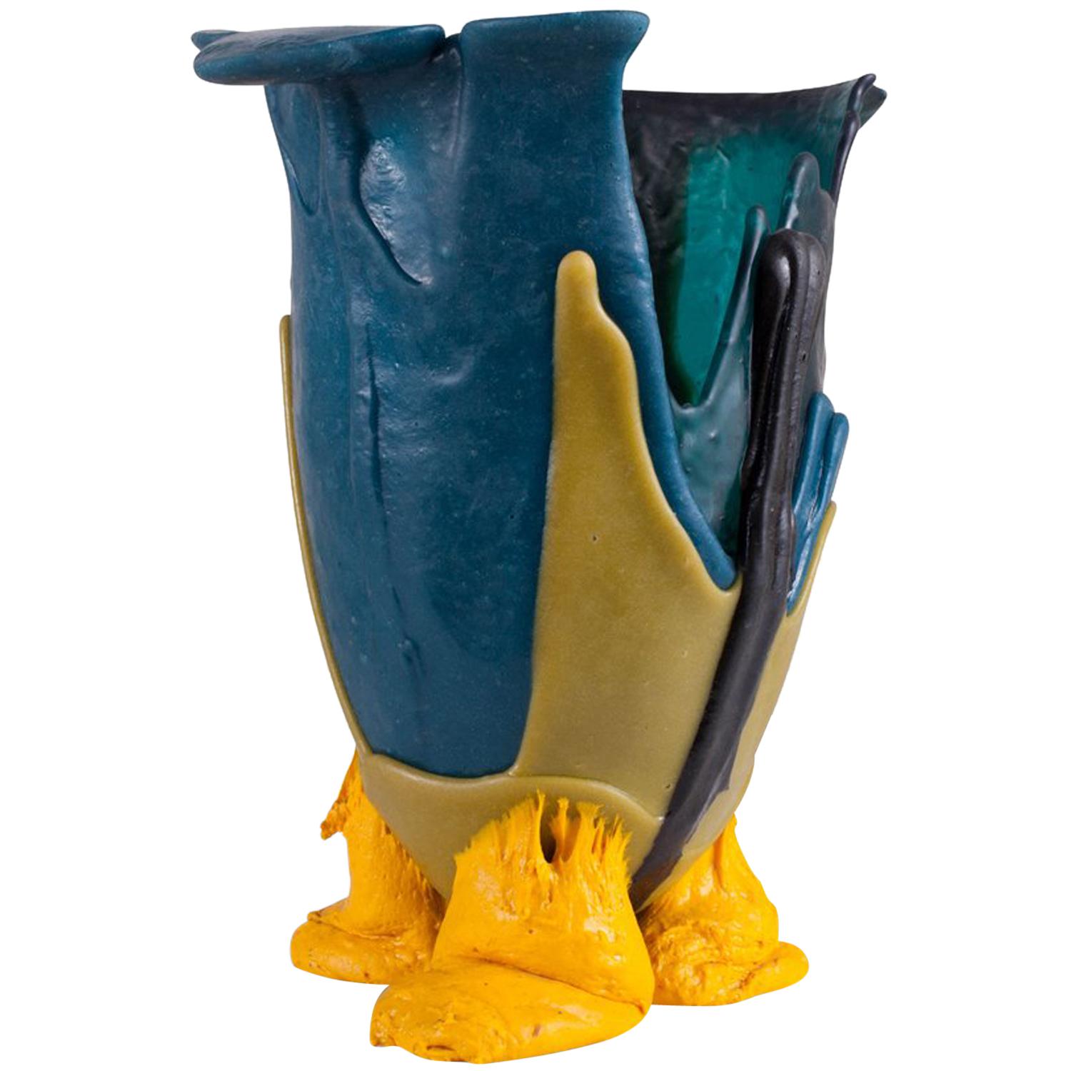 Gaetano Pesce Vase, Blue Yellow
