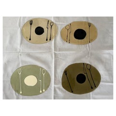 Gaetano Pesce Vintage Resin Placemats Set 1995s -Design