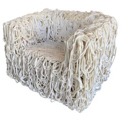 Gaetano Pesce, White Silicone Curb Chair "Senza Fine" for Meritalia, 2010