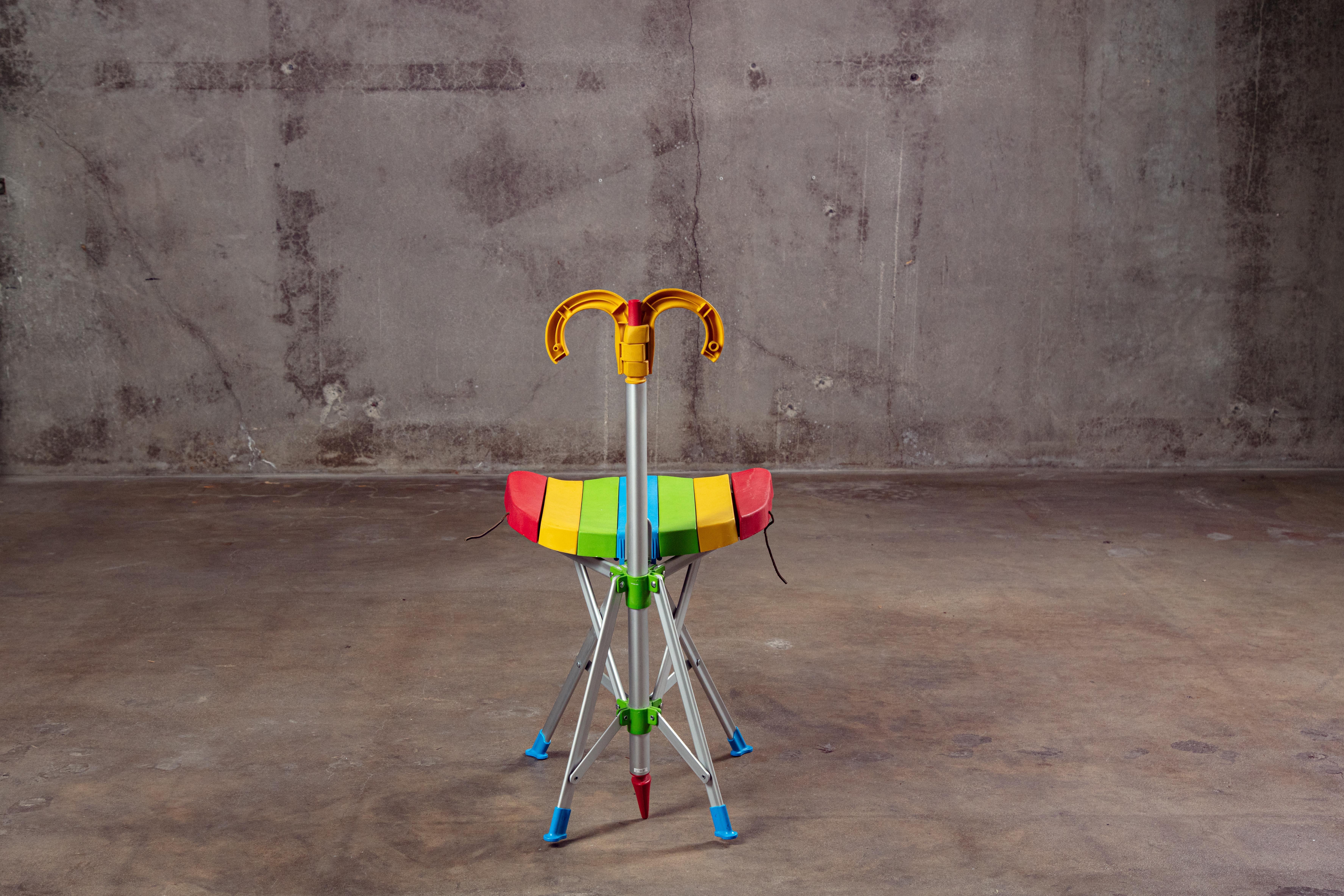 Gaetano Pesce Zerodisegno 'Umbrella' Chair In Distressed Condition In Los Angeles, CA