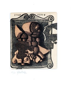 Fragment - Gravure de Gaetano Pompa - 1980 ca.