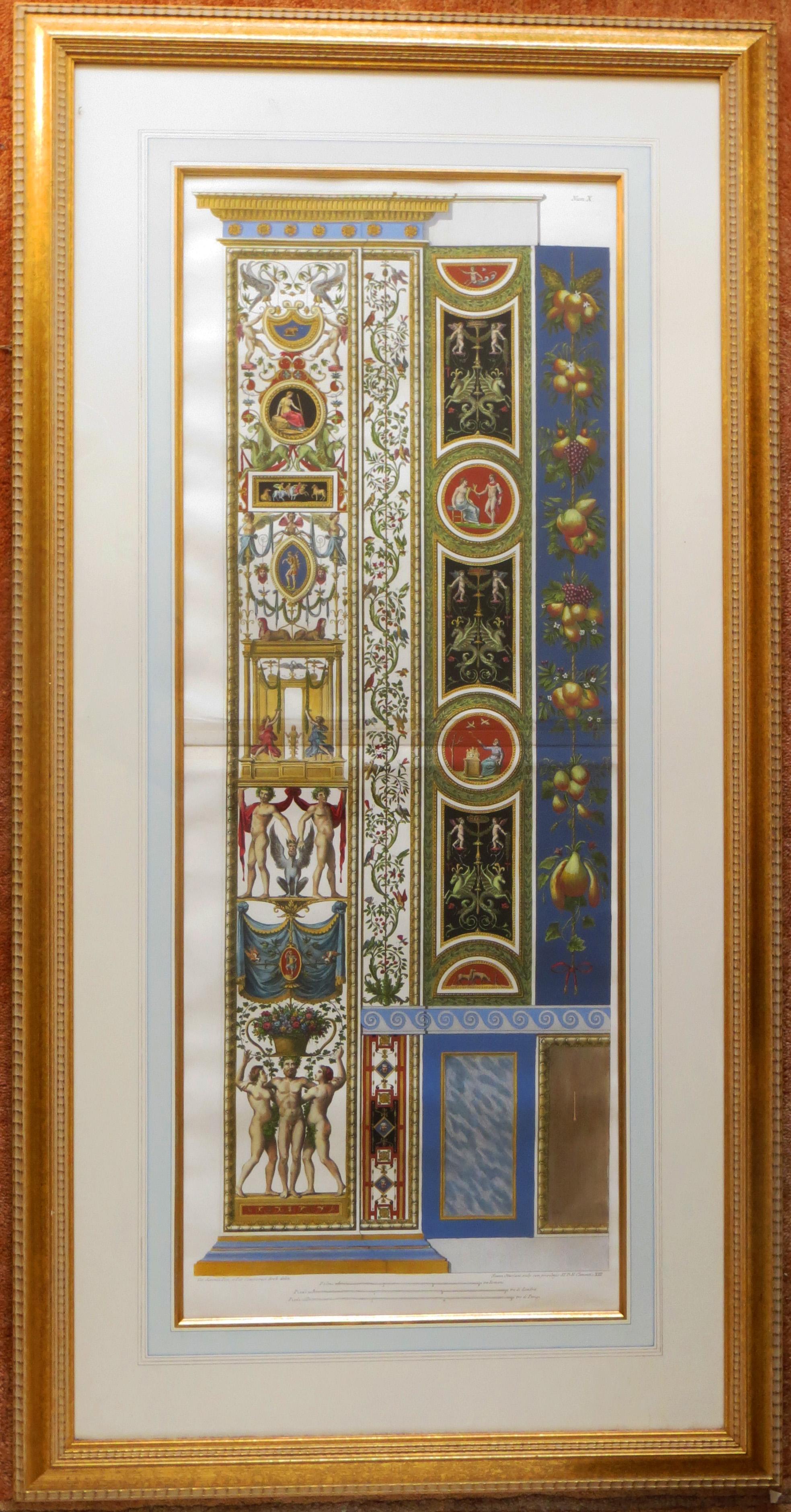 Les artistes :  Raffaello Sanzio d'Urbino.(1483 - 1520)
 Gateano Savorelli, artiste. (unk.- 1791)
 Ludovico Teseo, dessinateur. (1731-1782)
 Pietro Camporesi, architecte (1726 - 1781)
 Giovanni Ottoviani (1735-1808) & Giovanni Volpato (1735 - 1803),