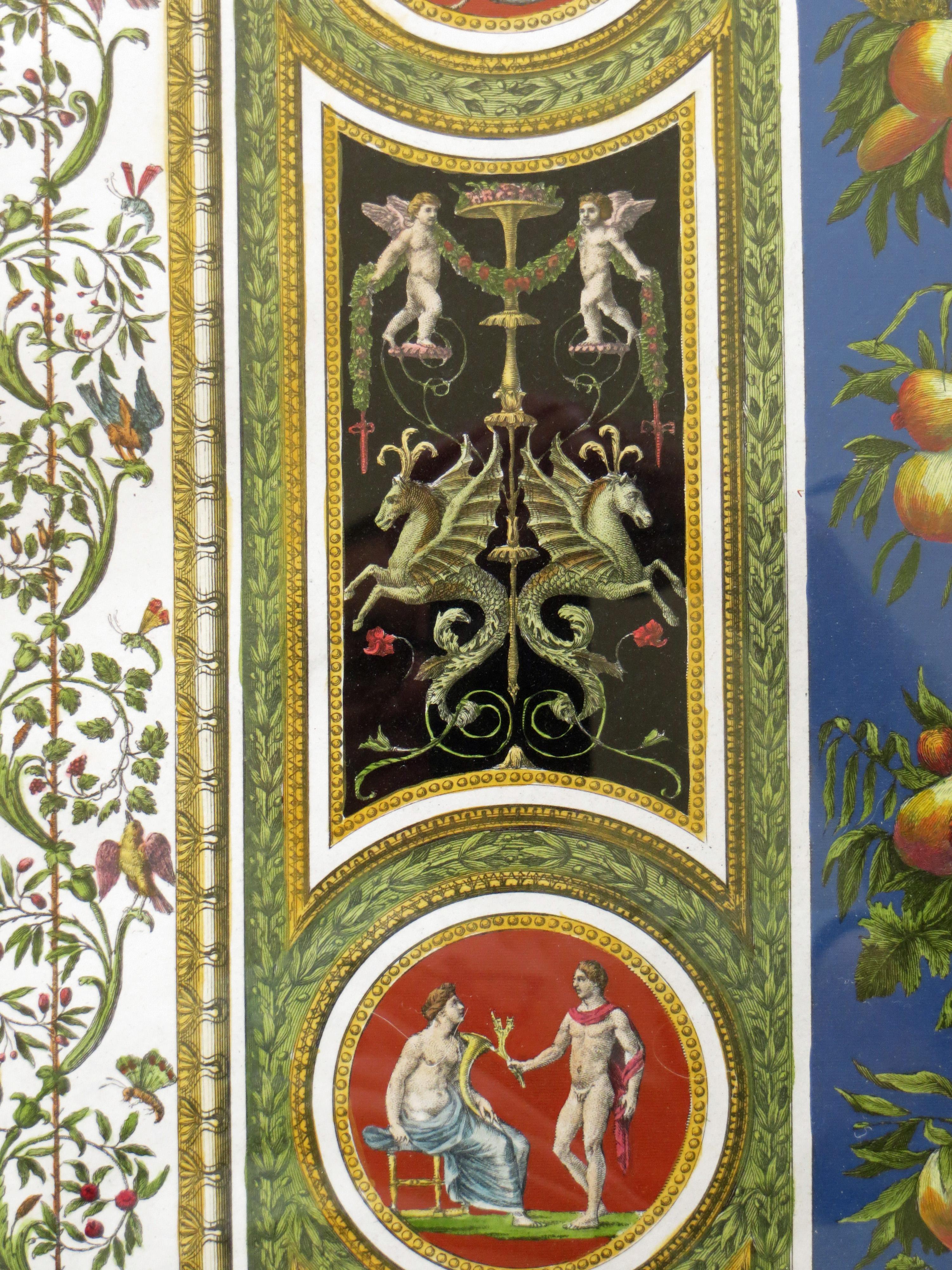 Logge di Rafaele nel Vaticano (Raphael's Loggia in the Vatican) Plate X Pilaster For Sale 1