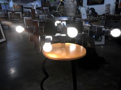 Gaetano Sciolari 1960s Chrome Six-Light Fixture Flush Ceiling Mount