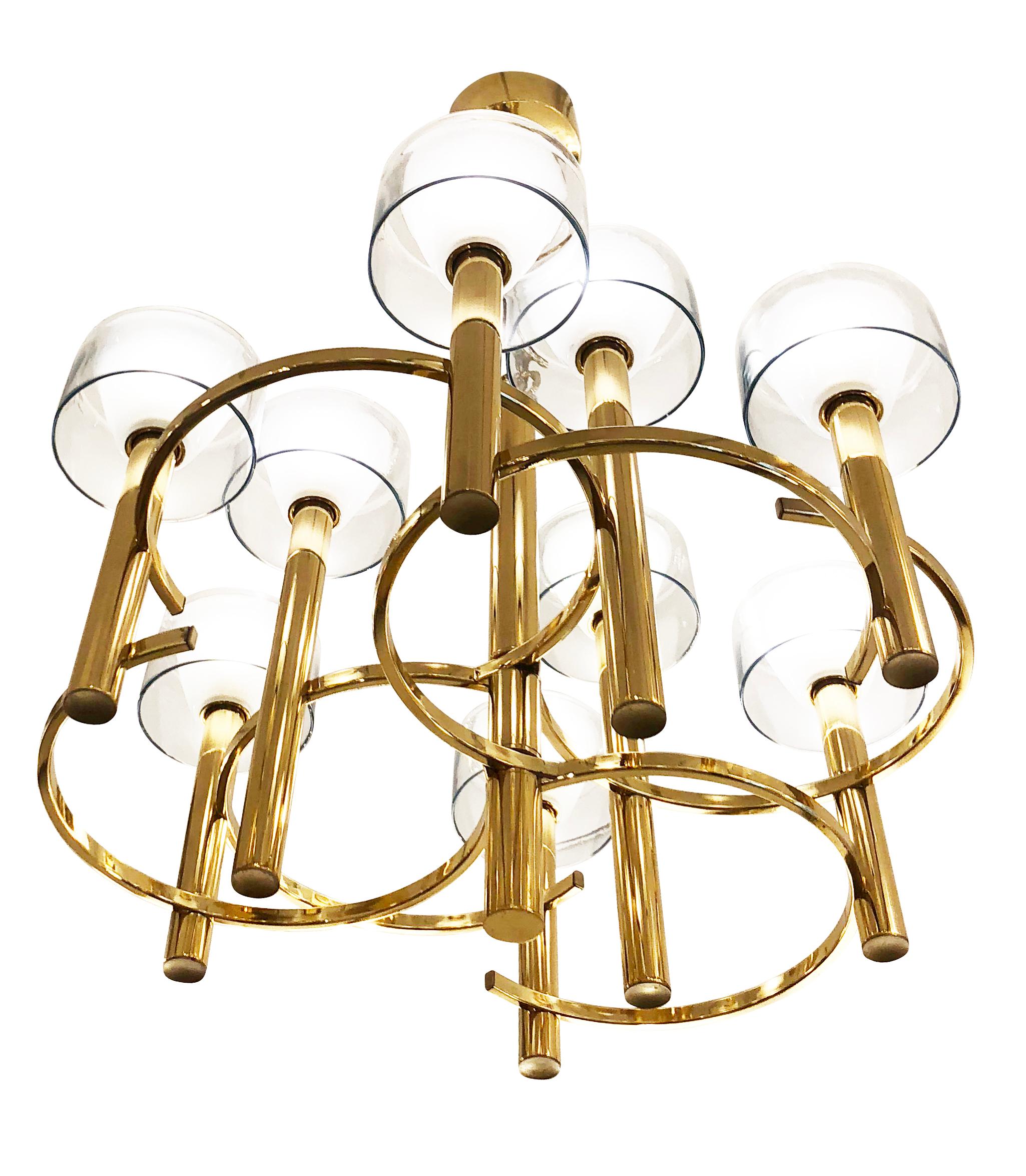 Mid-Century Modern Gaetano Sciolari Ceiling Light