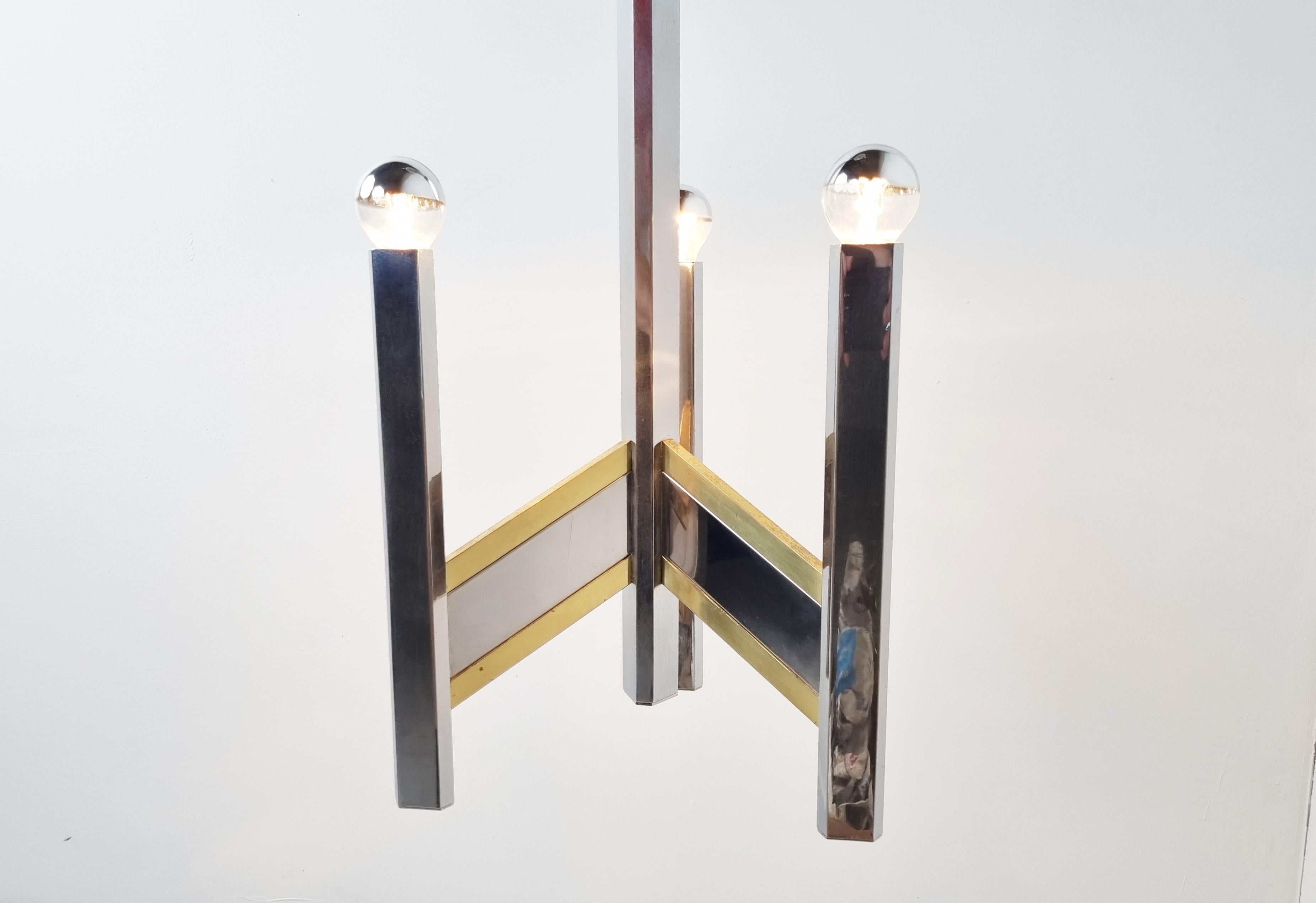 Gaetano Sciolari Chandelier, 1970s 1