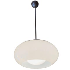 Gaetano Sciolari chandelier in molded glass , anodized aluminum, Ecolight Milan