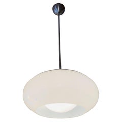 Gaetano Sciolari chandelier in molded glass , anodized aluminum, Ecolight Milan