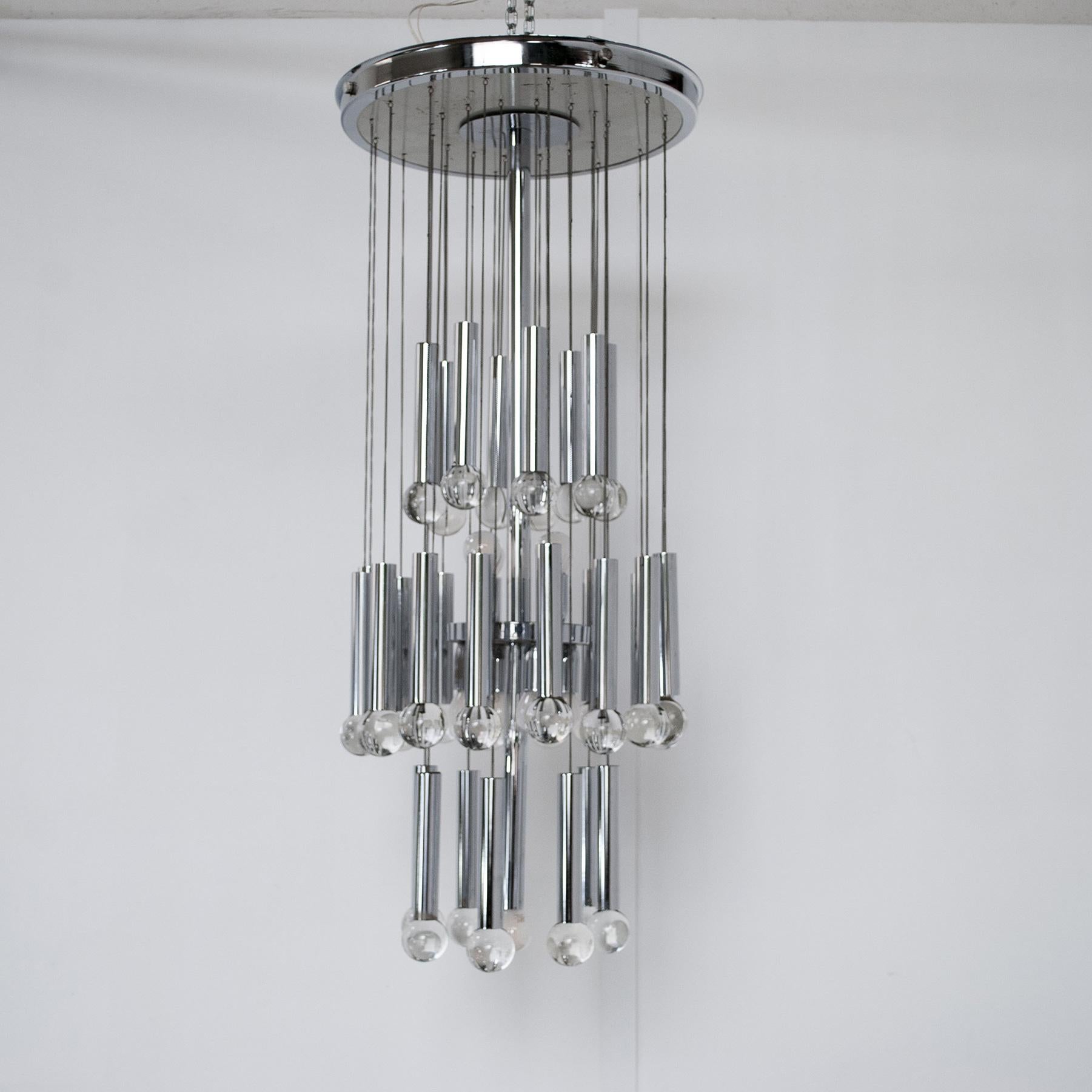 Gaetano Sciolari chandelier late sixties For Sale 4