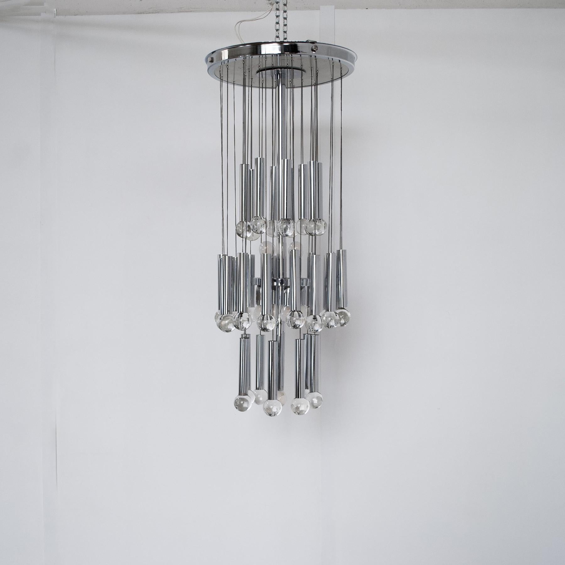 Gaetano Sciolari chandelier late sixties For Sale 5