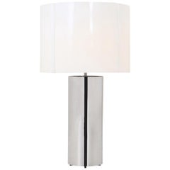 Gaetano Sciolari Chrome Table Lamp