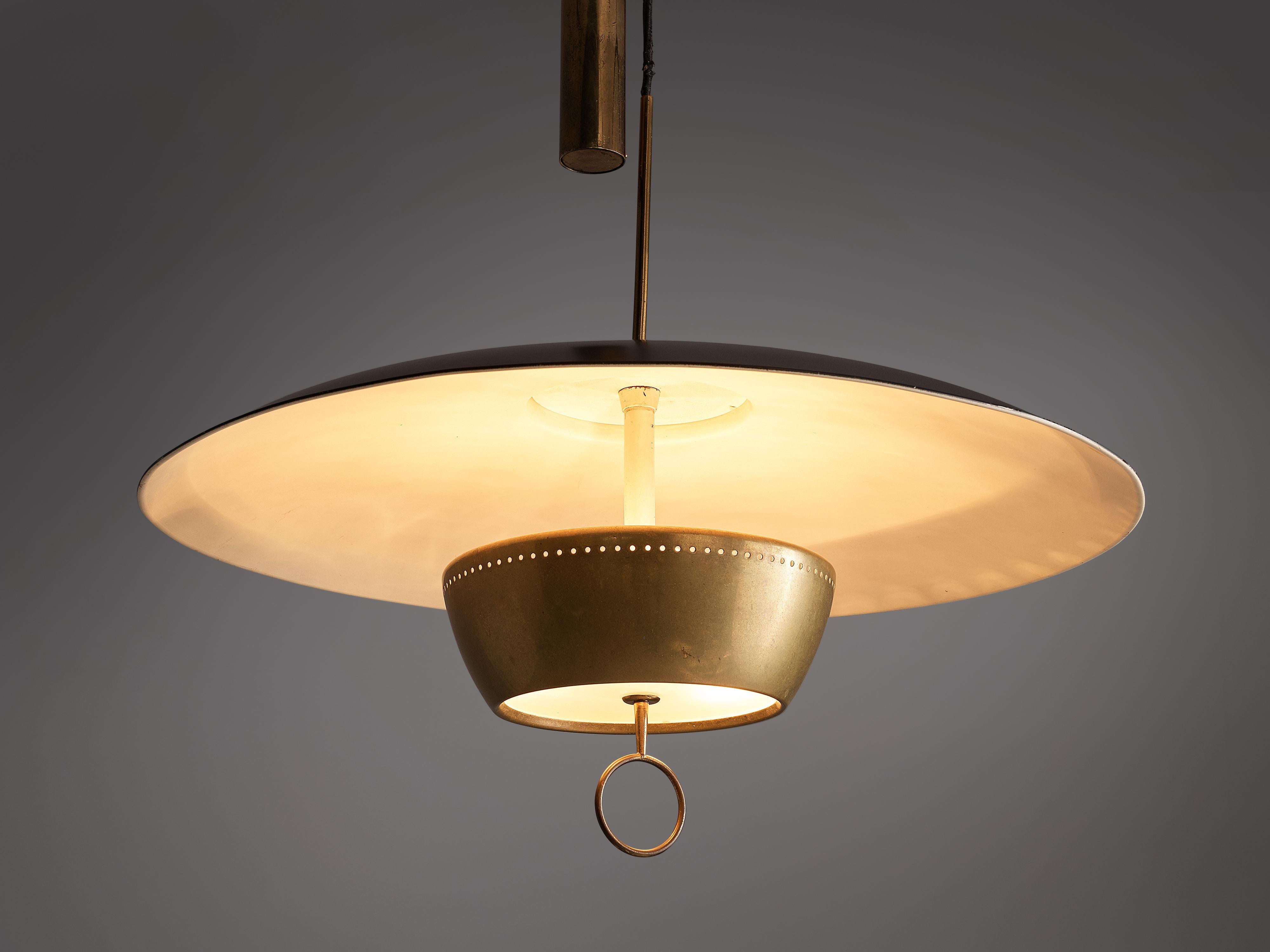 Metal Gaetano Sciolari for Stilnovo Ceiling Lamp 'A5011'