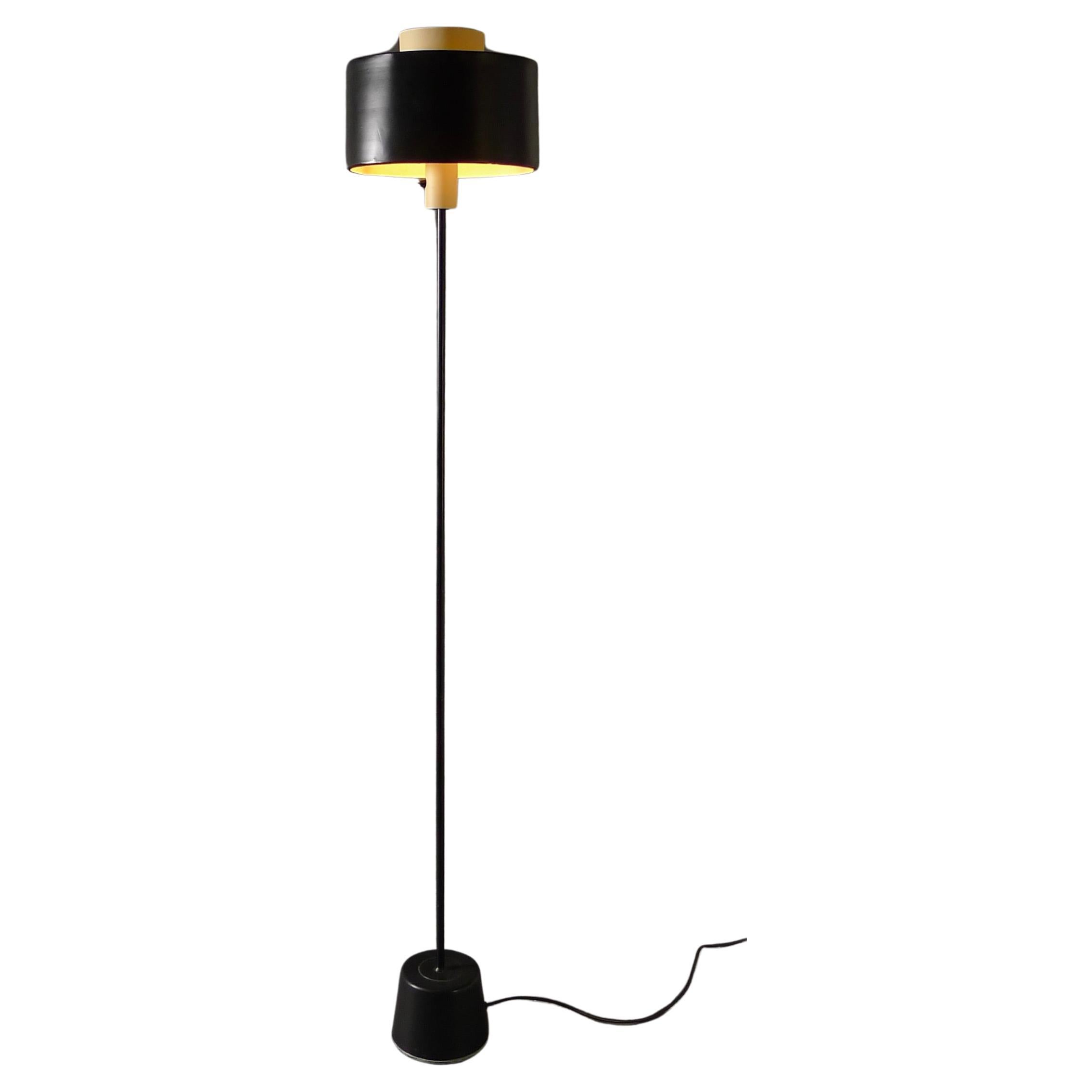 Gaetano Sciolari for Stilnovo, Italy, Rare Monochrome Floor Light, designed 1954 For Sale