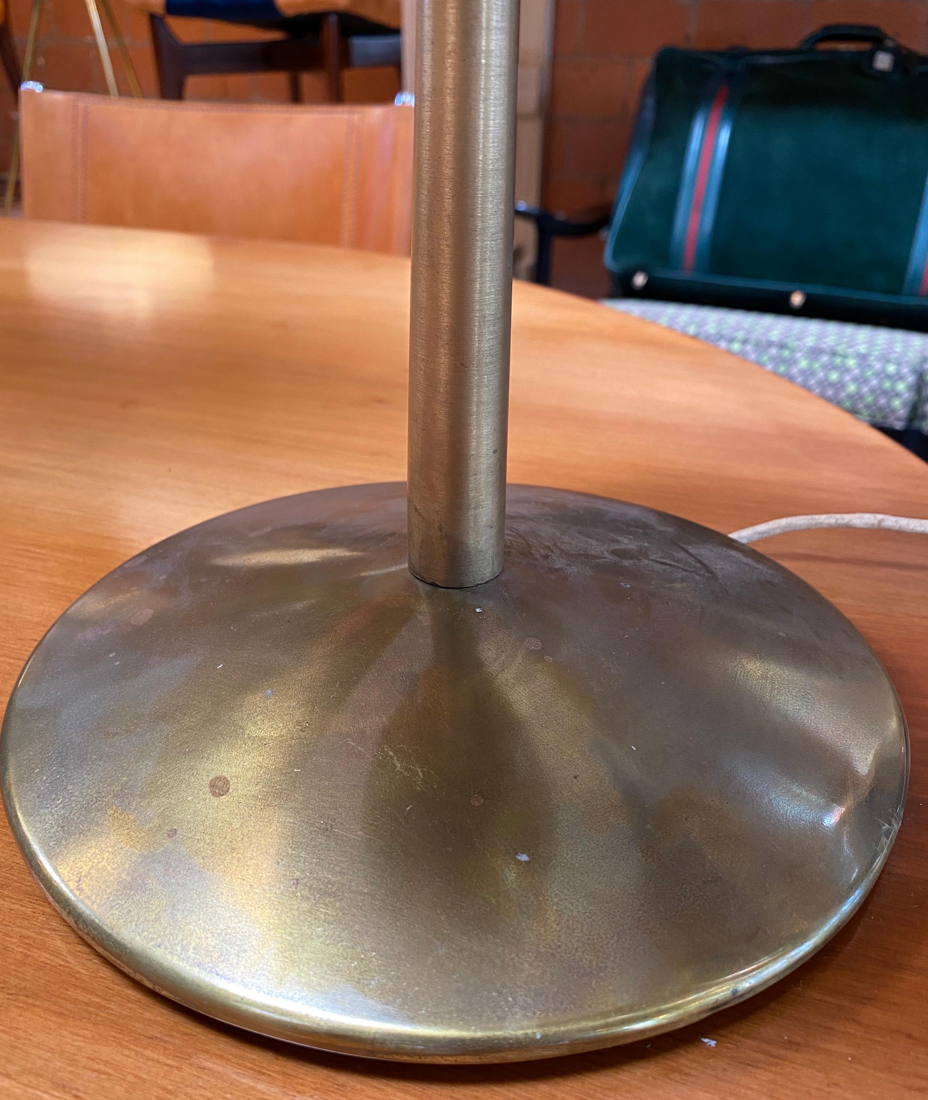 Gaetano Sciolari Mid-Century Modern Italian Table Lamp, circa 1970 In Good Condition In Los Angeles, CA