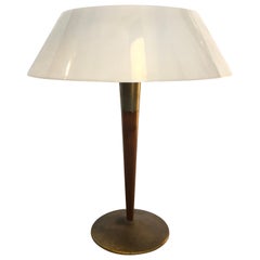 Lampe de table italienne moderne du milieu du siècle:: Gaetano Sciolari:: circa 1970