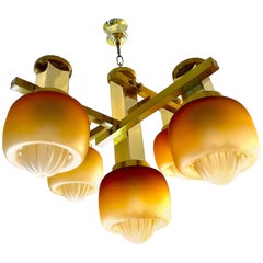 Gaetano Sciolari mid-century murano gold glass Gilt Frame italian, 1960
