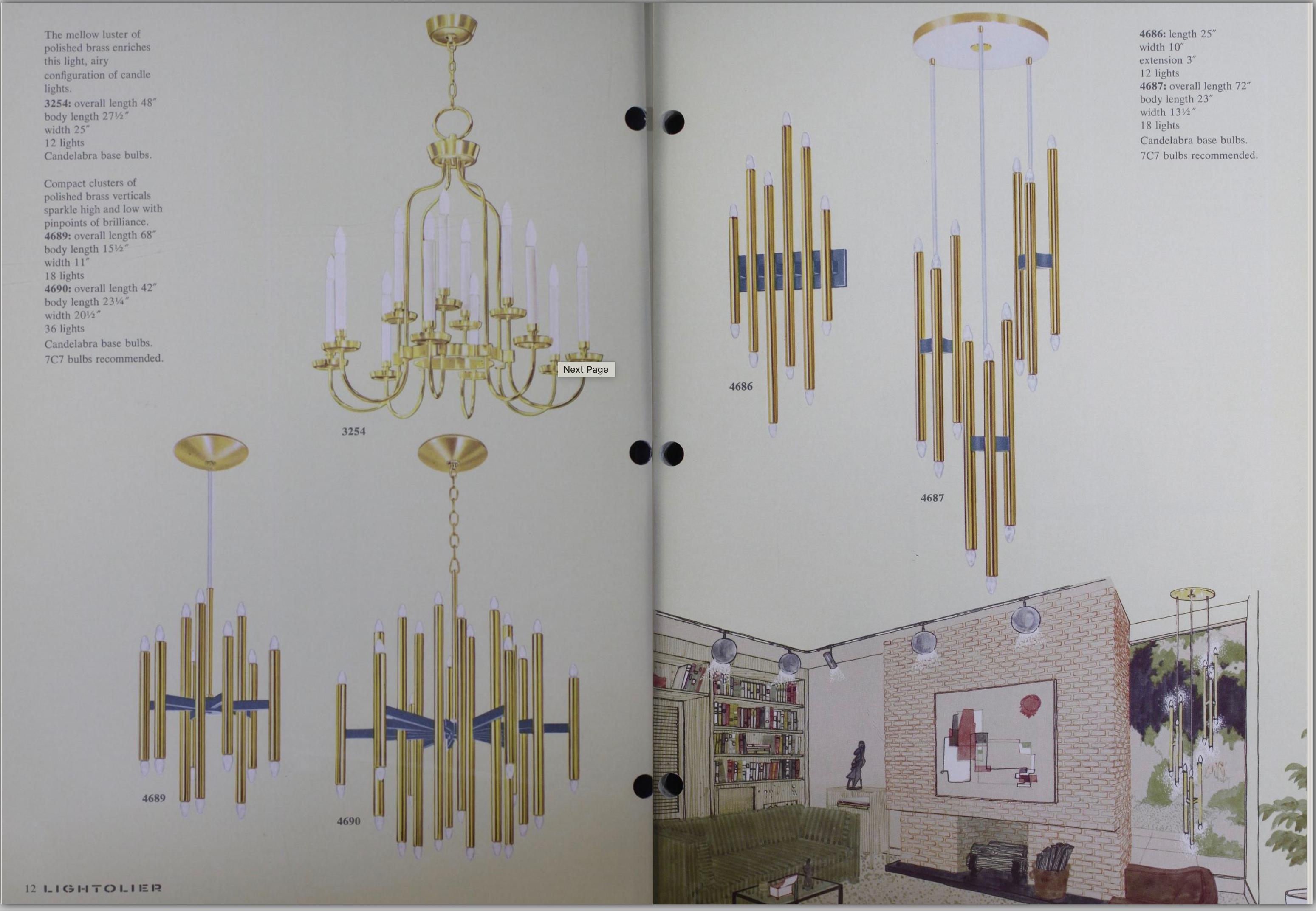 Gaetano Sciolari Multi Tubular Brass Wall Light In Good Condition For Sale In Hanover, MA