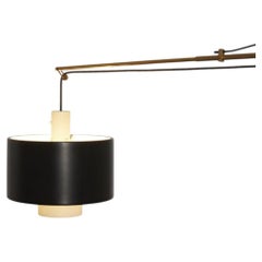 Gaetano Sciolari rare telescopic lamp mod 2061 with pulley system