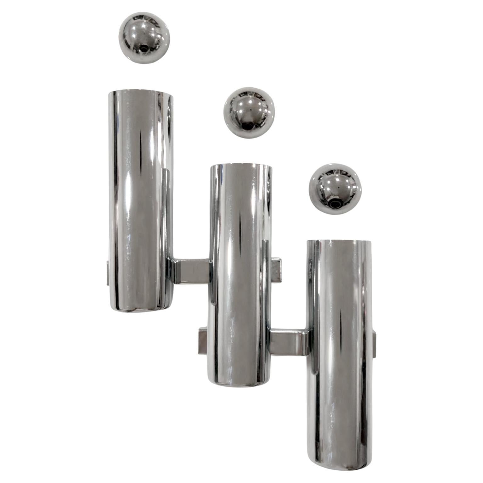 Lámpara Gaetano Sciolari con casquillos originales, años 60 en venta