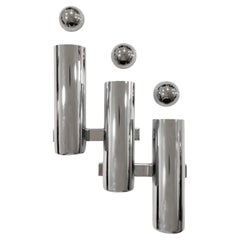 Lámpara Gaetano Sciolari con casquillos originales, años 60