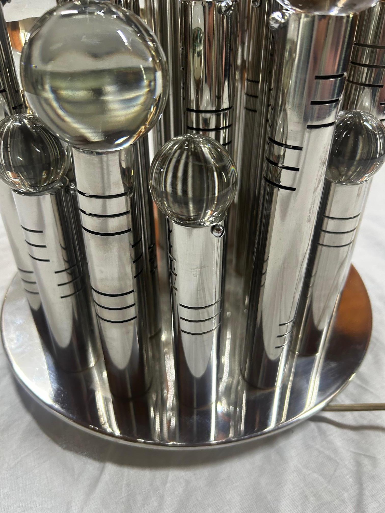 Gaetano Sciolari Space Age table lamp, Italy, 1970s For Sale 1