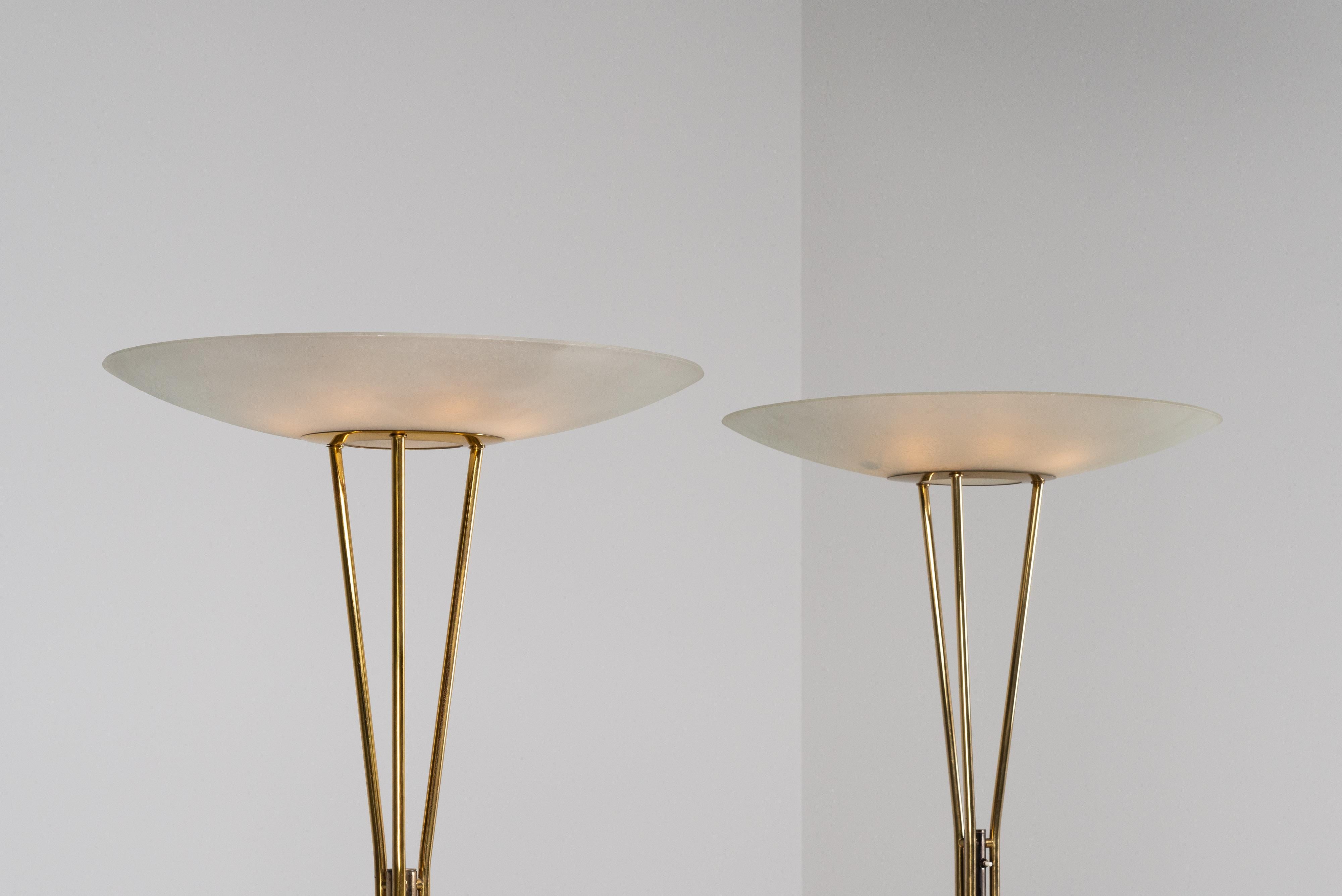 Gaetano Sciolari Lampadaire Stilnovo modèle 4013 Italie 1950 en vente 3