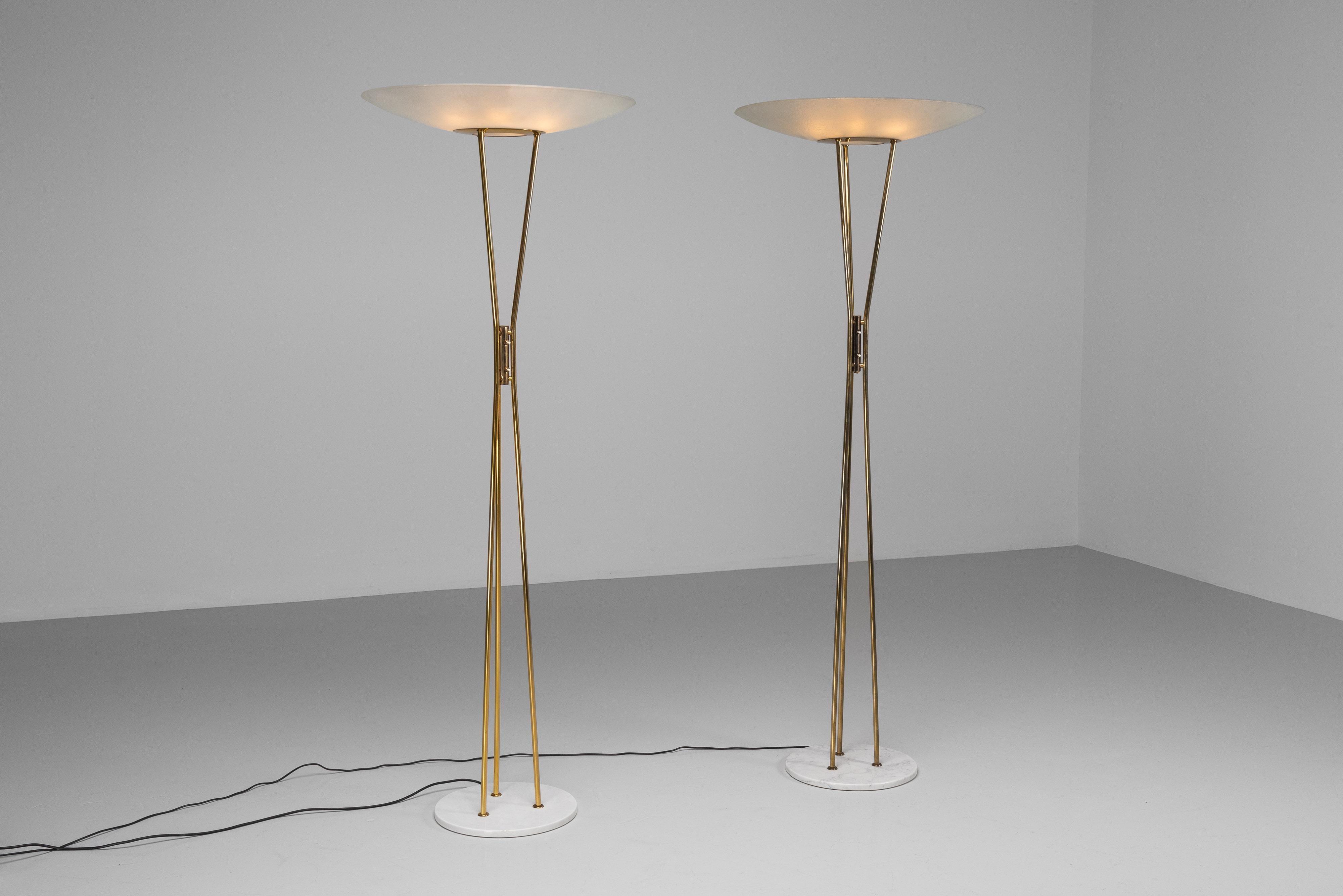 Gaetano Sciolari Lampadaire Stilnovo modèle 4013 Italie 1950 en vente 2
