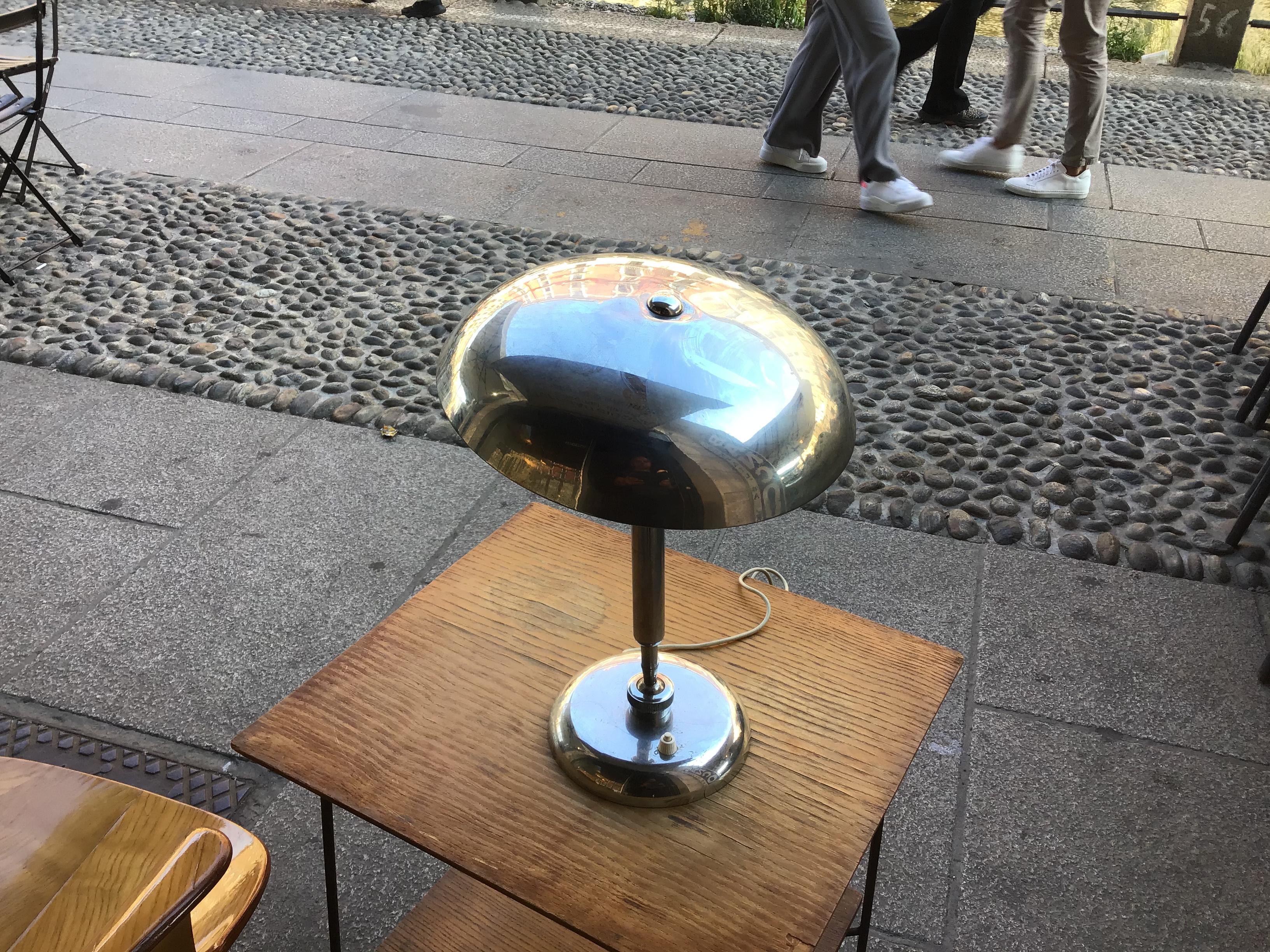 Gaetano Sciolari Table Lamp Metal Crome, 1955, Italy For Sale 12