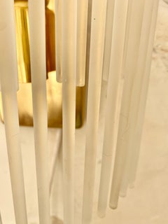 Gaetano Sciolari Wall Lighting PAIR Glass Murano, Italy, 1980