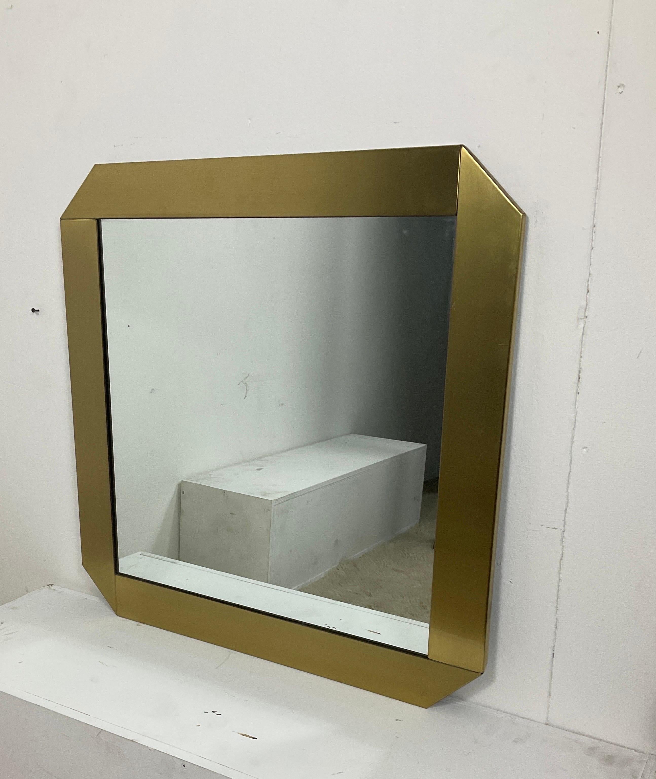 Italian Gaetano Sciolari's mirror for Valenti, Italy, 70s For Sale