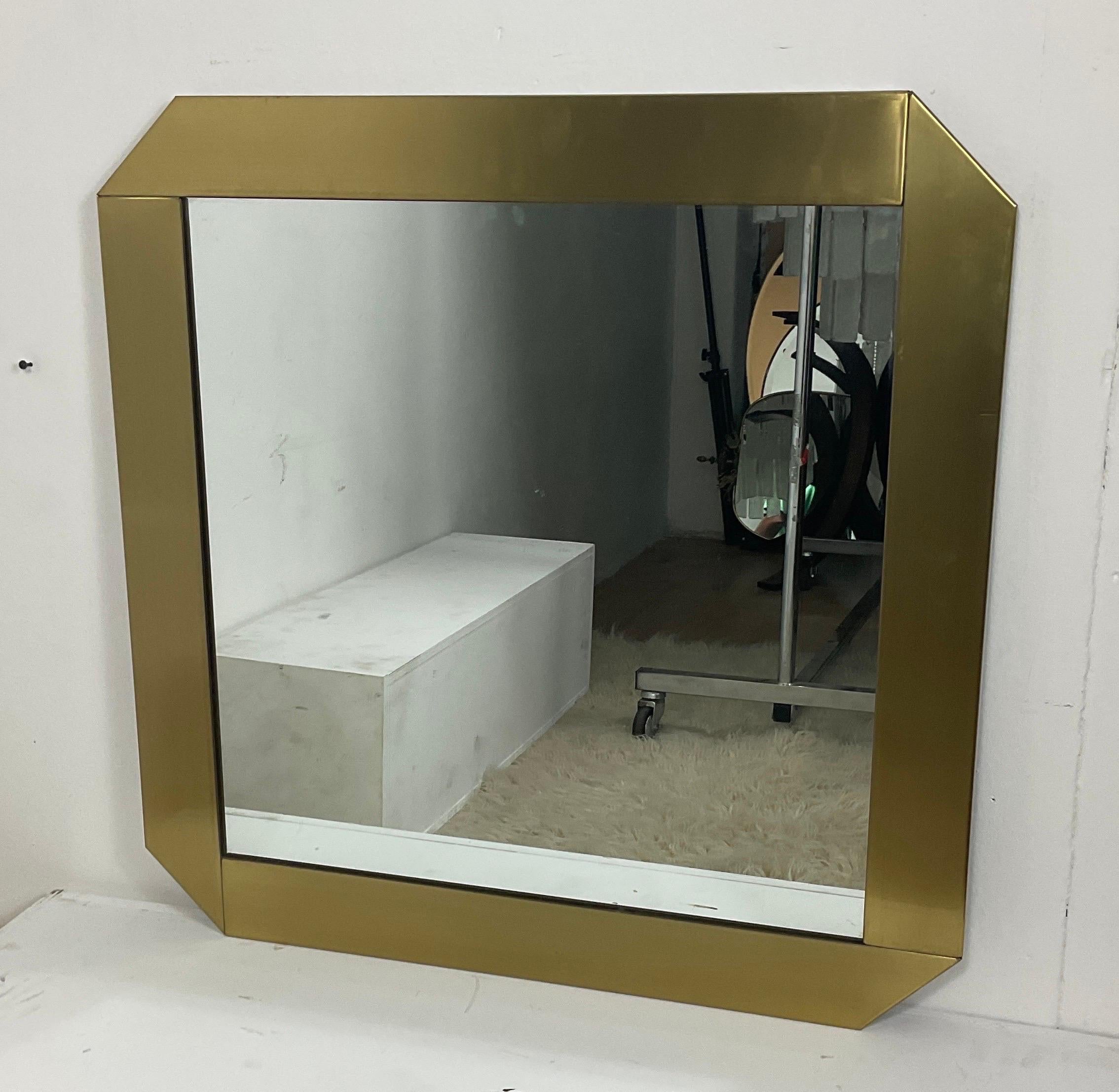 Late 20th Century Gaetano Sciolari's mirror for Valenti, Italy, 70s For Sale