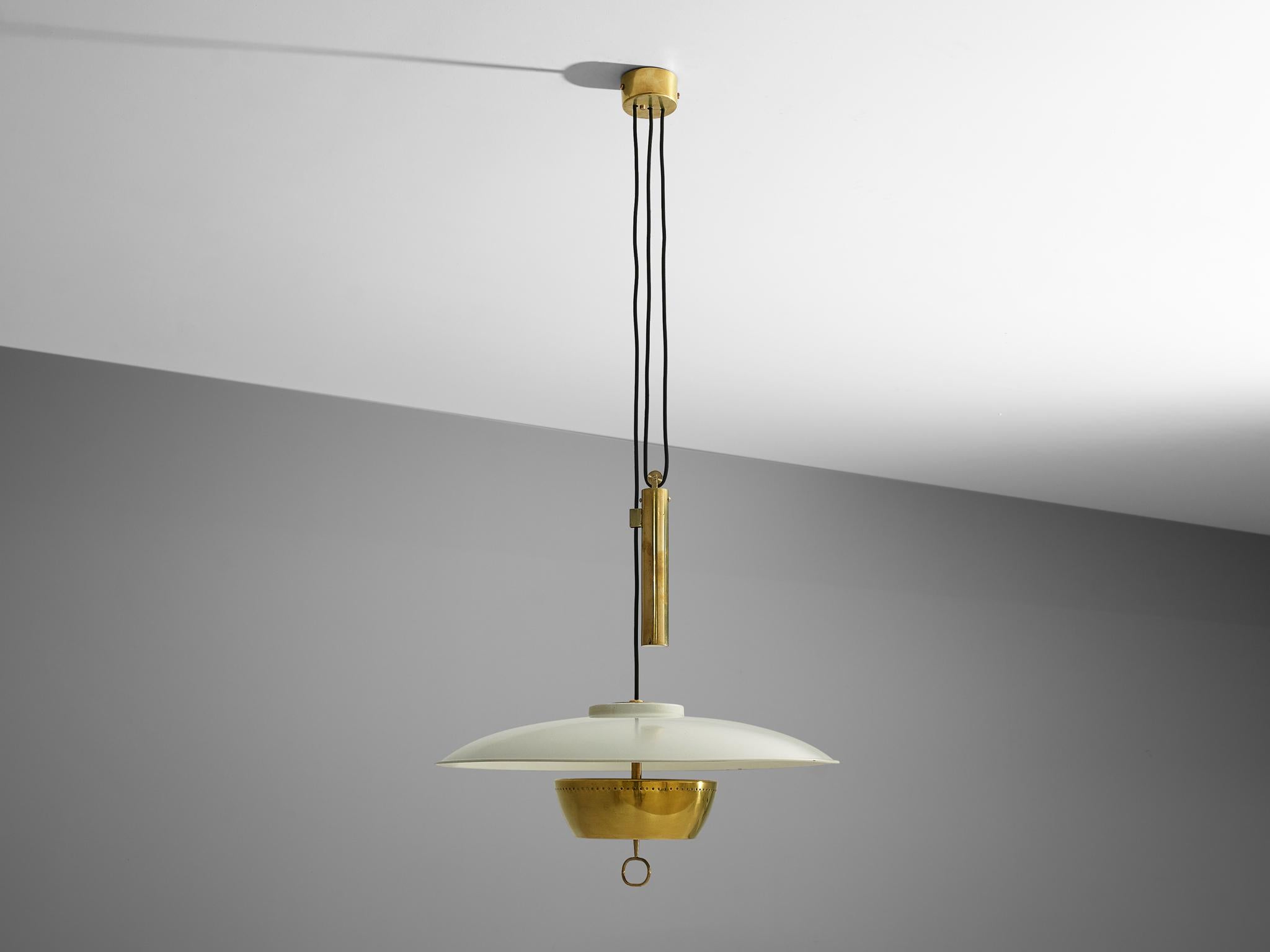 Metal Gaetano Scolari Ceiling Lamp A5011 for Stilnovo