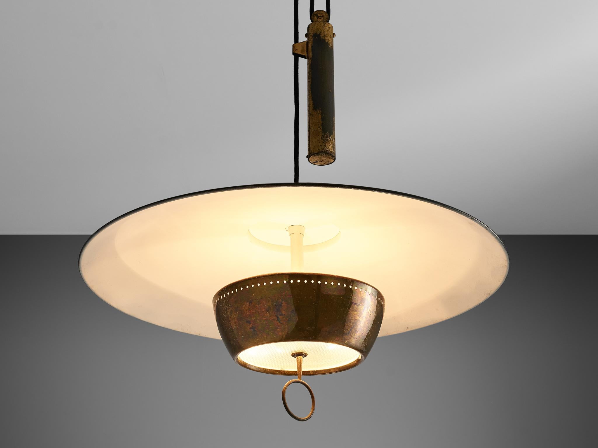 Italian Gaetano Sciolari for Stilnovo Ceiling Lamp 