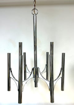 Lampadario a 9 luci "Fiocco di neve" di Gaetano Scolari