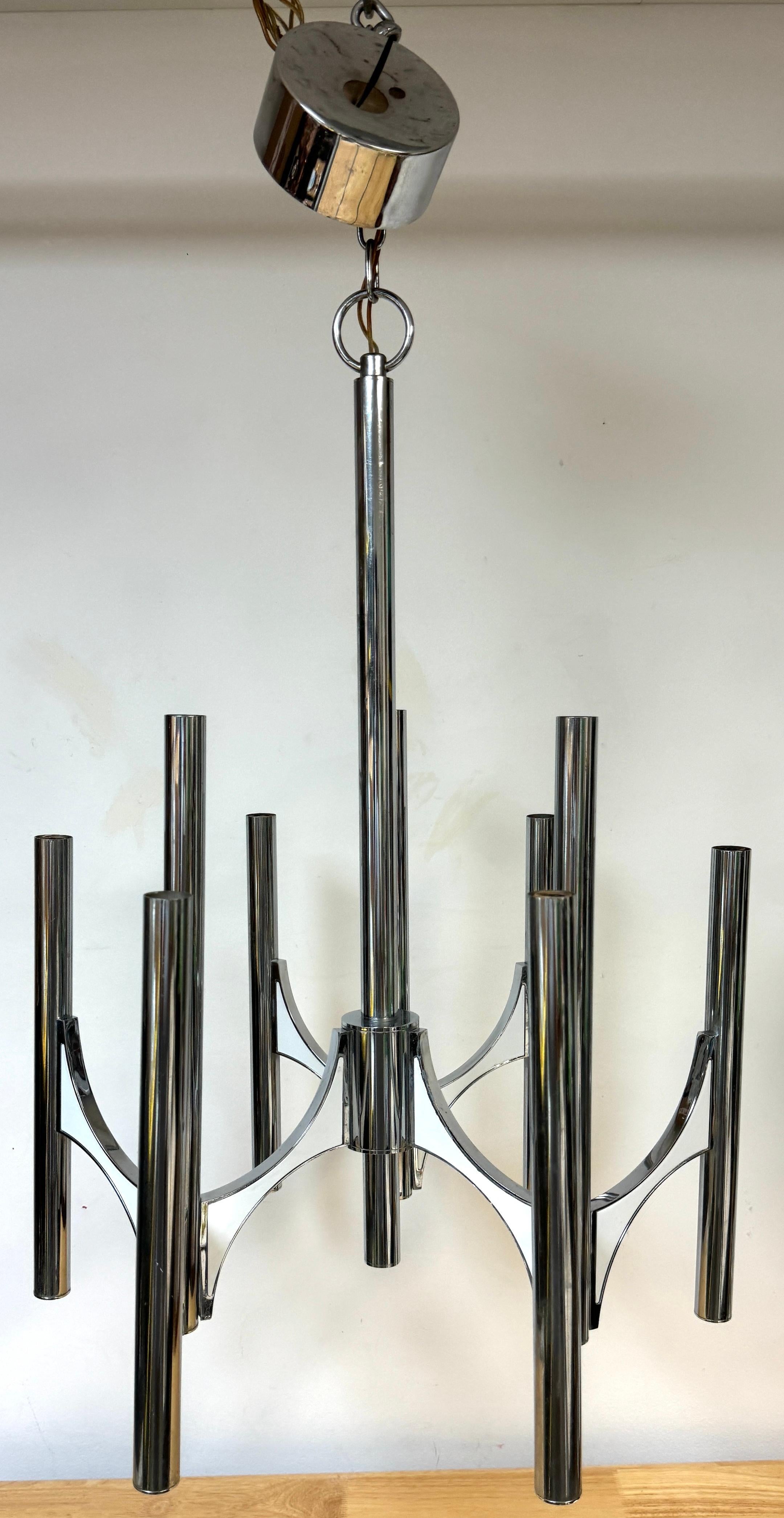 Lucidato Lampadario a 9 luci 