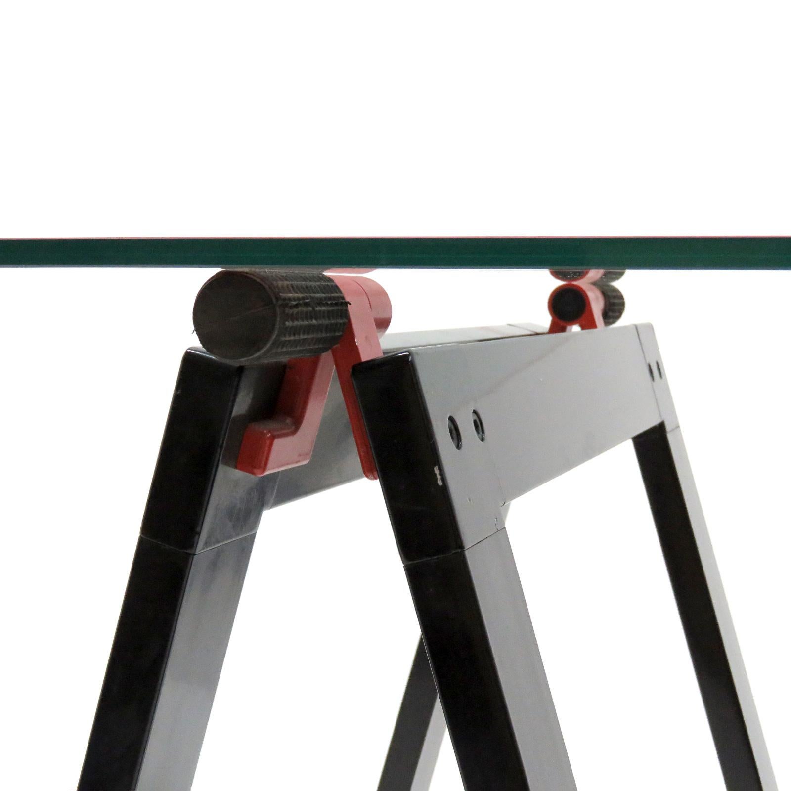 Powder-Coated Gaetano Table by Gae Aulenti for Zanotta, 1970