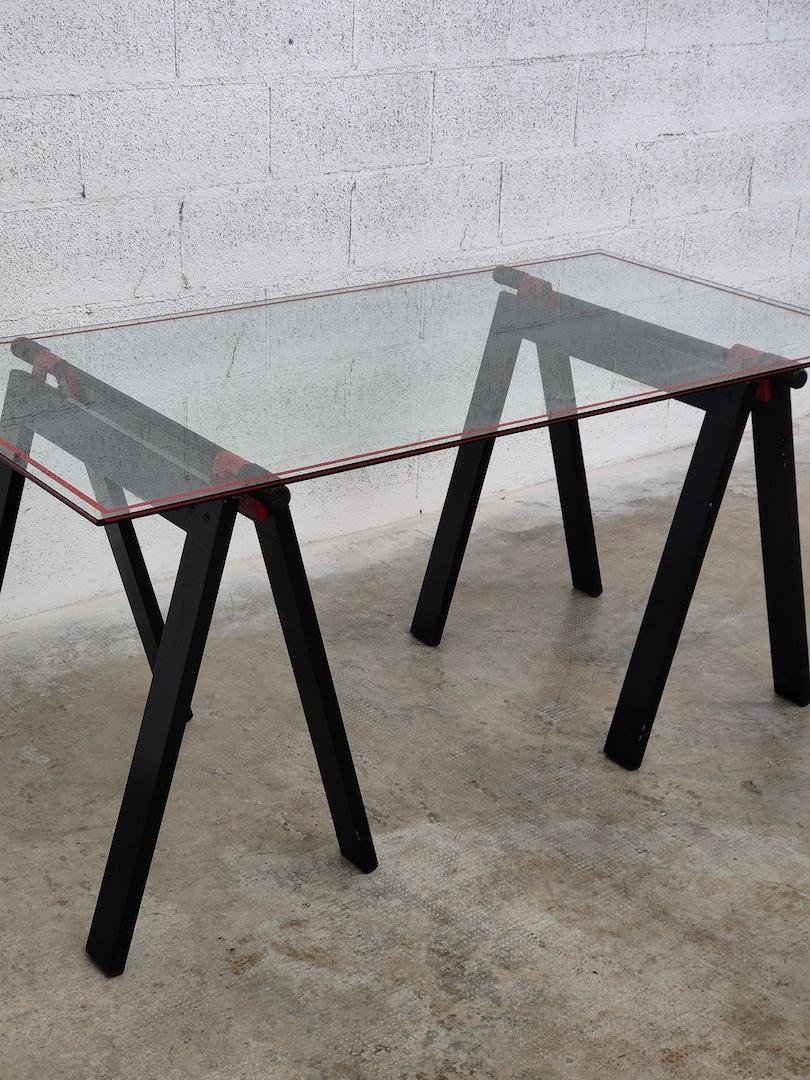 Italian Gaetano work table by Gae Aulenti for Zanotta - Italy - 70's For Sale