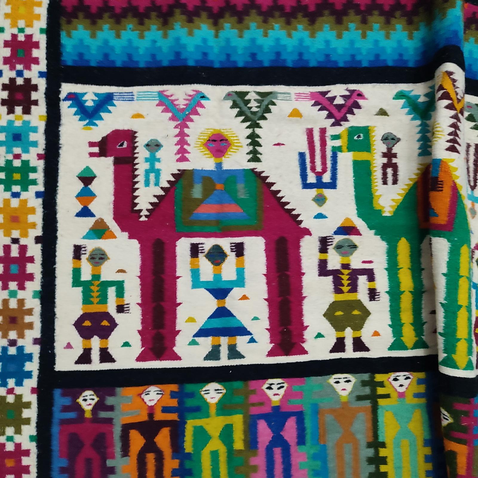 Alfombra o colgante tunecino modernista Gafsa, Kilim en venta 4