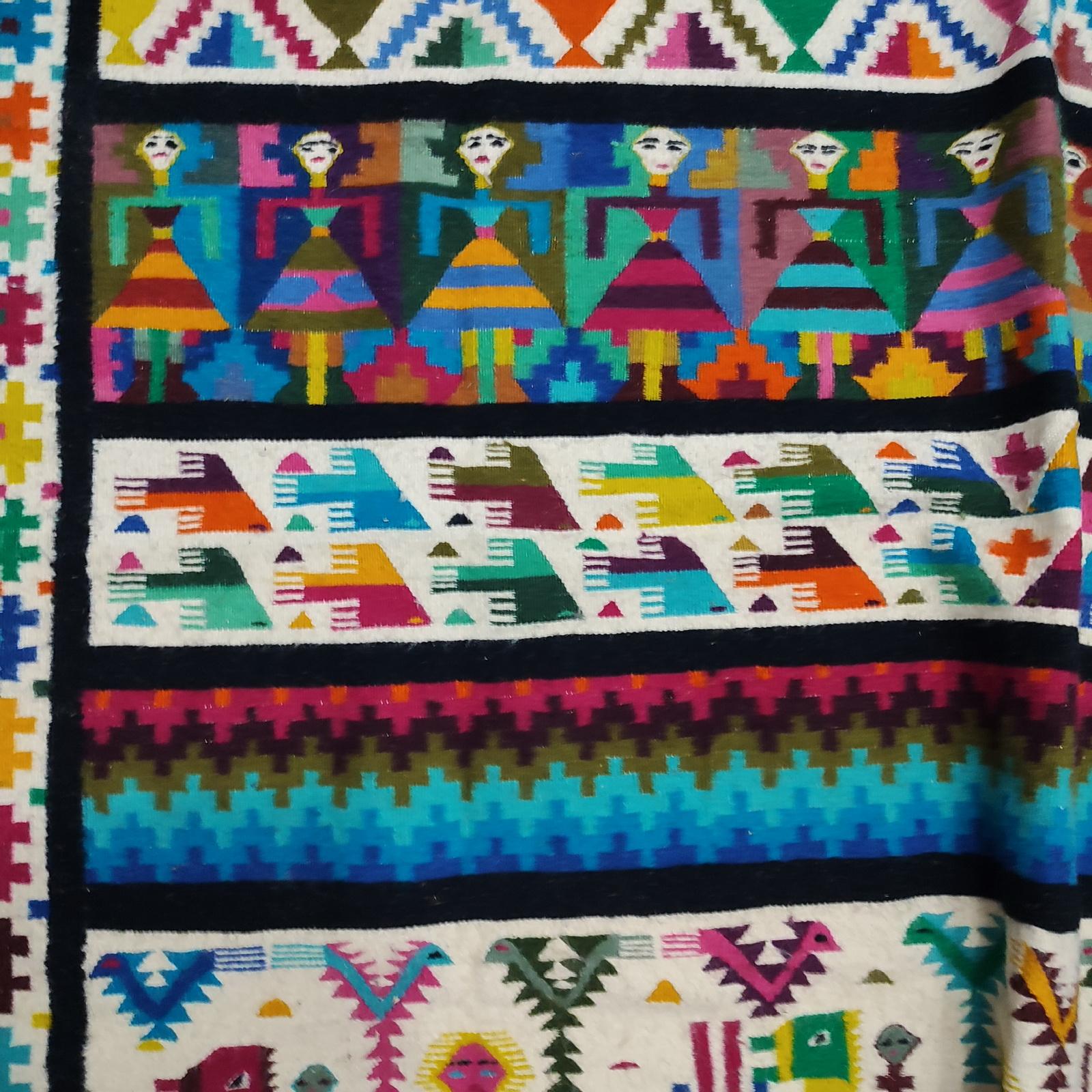 Alfombra o colgante tunecino modernista Gafsa, Kilim en venta 5