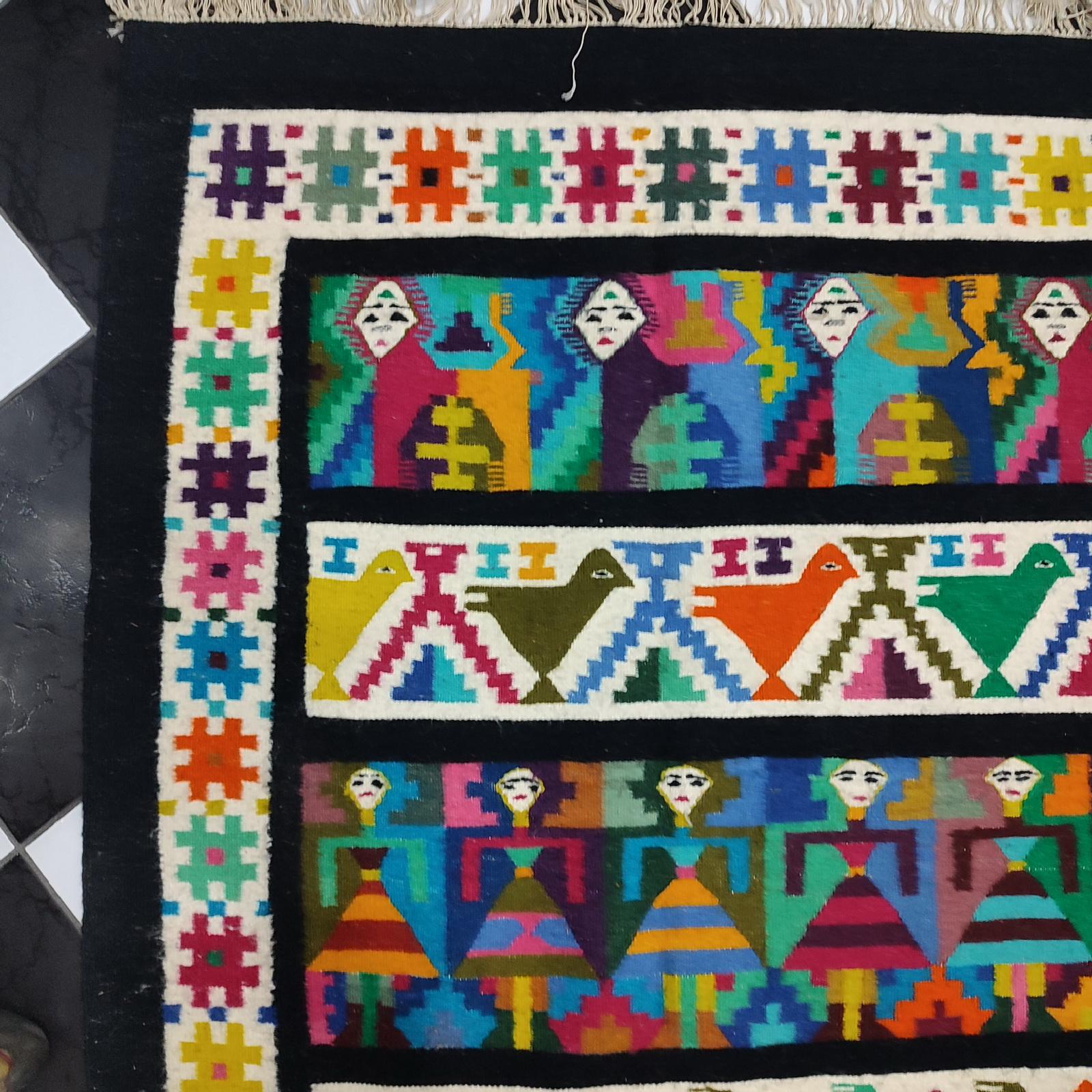 Alfombra o colgante tunecino modernista Gafsa, Kilim en venta 6