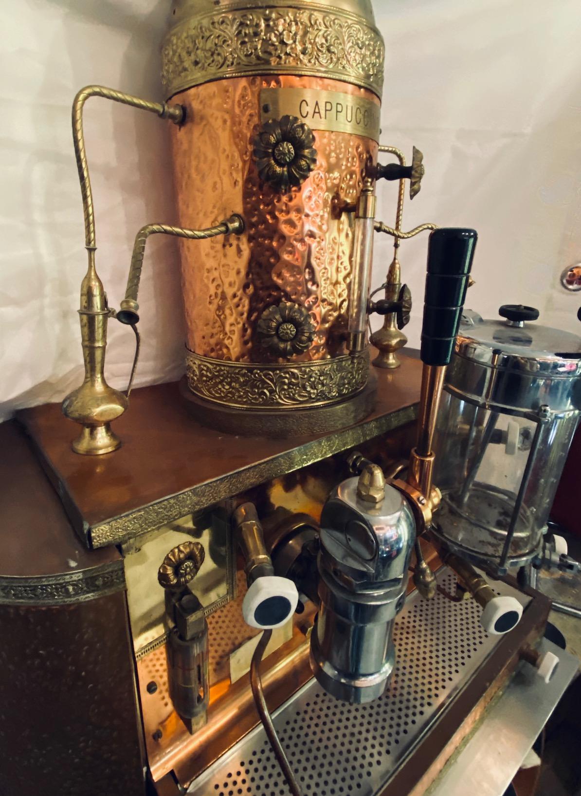 antique espresso machine