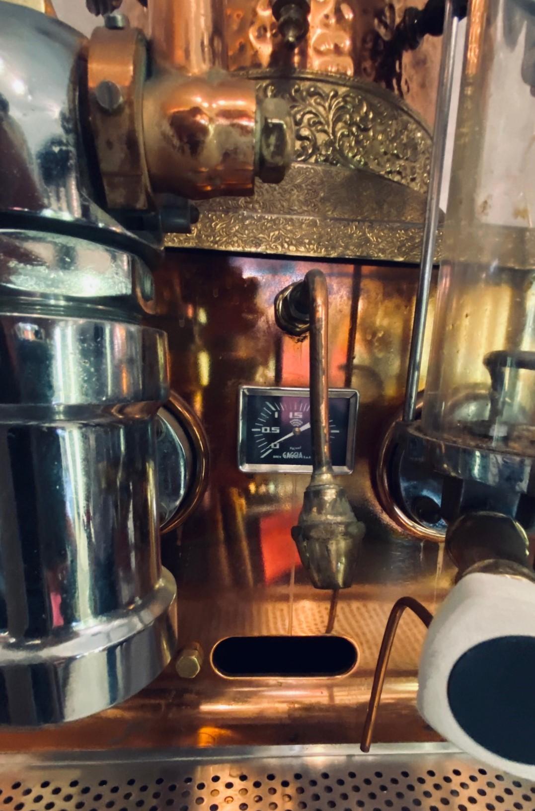 vintage espresso machine