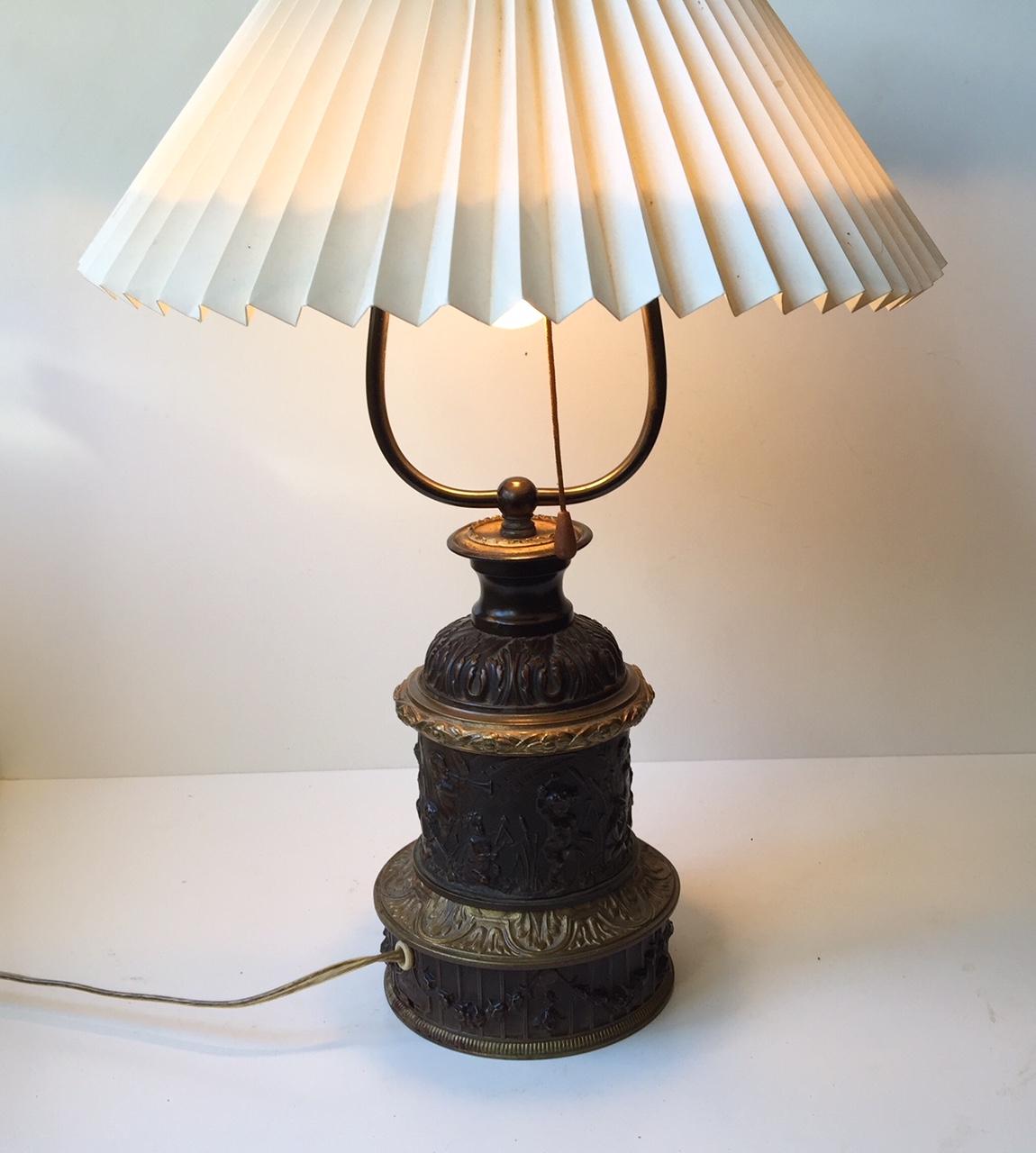 antique french bronze lamps