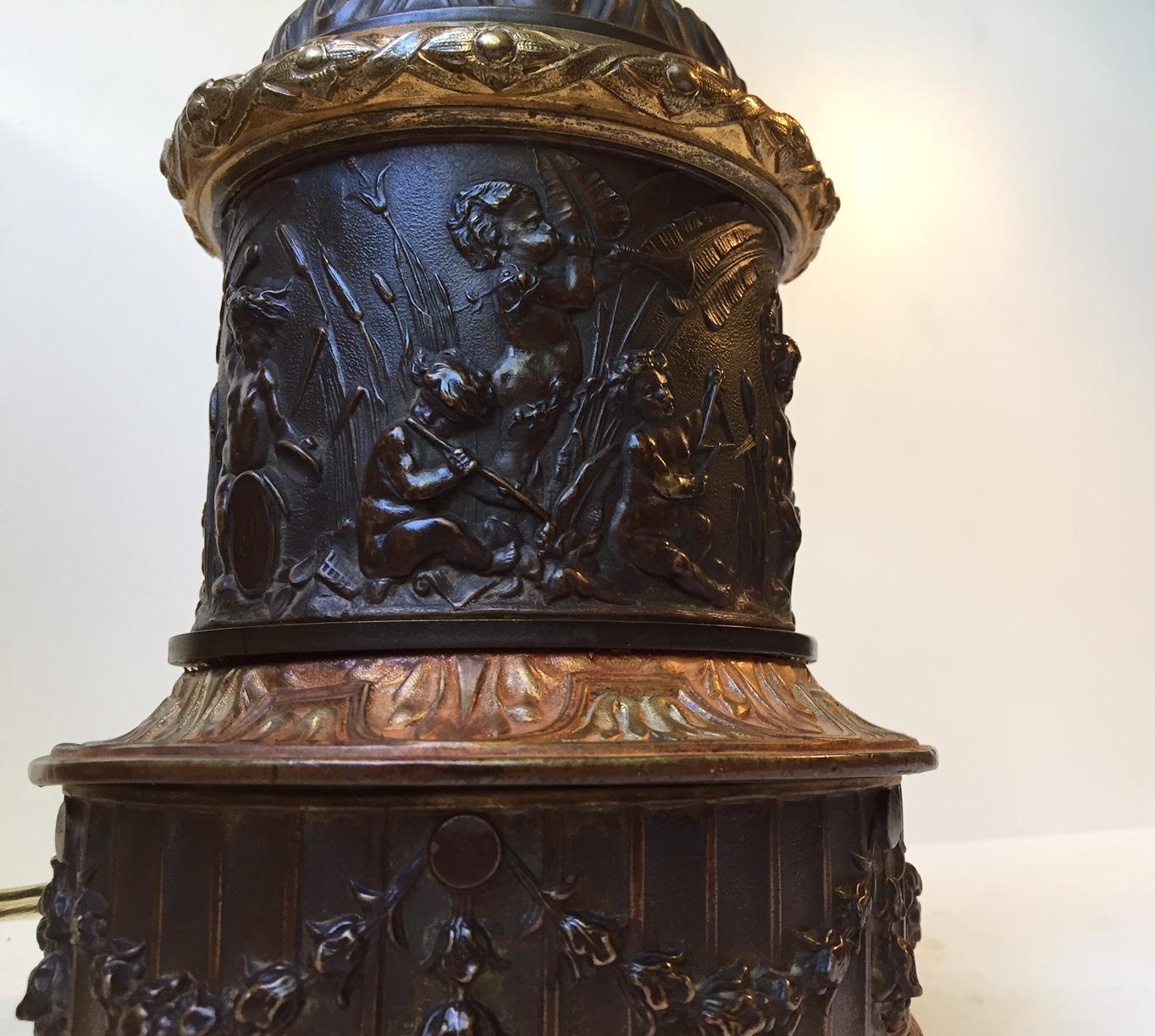 bronze lamps antique