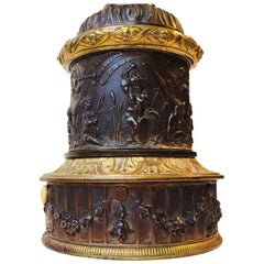 Gagneau of Paris, Antique French Table Lamp in Bronze, 19th Century